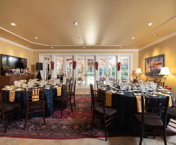 dining table inside the house 